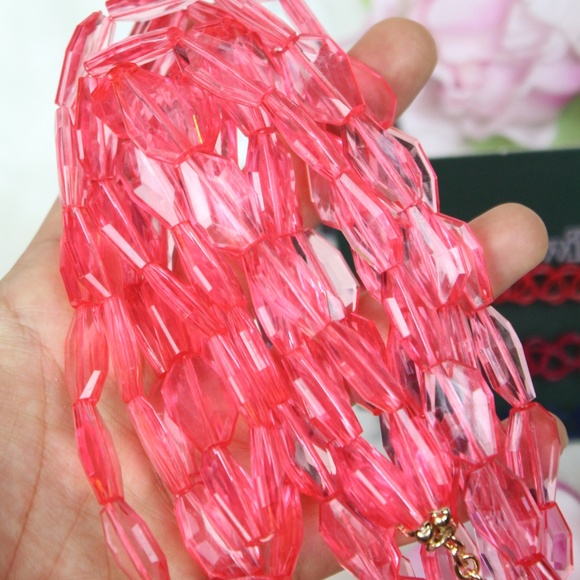 Necklace, 3 chockers , and hoop earrings NWT - Picture 6 of 7